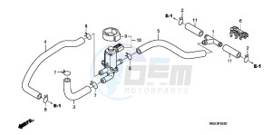 VFR1200FDB drawing AIR INJECTION CONTROLVALVE