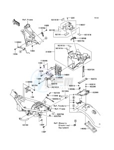 W800 EJ800ACF GB XX (EU ME A(FRICA) drawing Frame Fittings