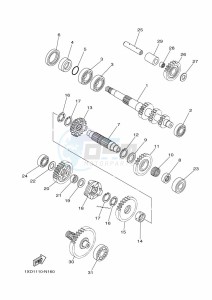 YXC700E YX70CPM (BHE2) drawing TRANSMISSION