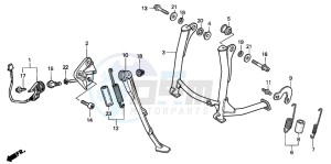 VFR800 drawing STAND