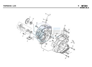 RS2 MATRIX 125 drawing T04  CRANKCASE