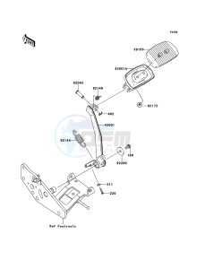 VN1700_VOYAGER_CUSTOM_ABS VN1700KEF GB XX (EU ME A(FRICA) drawing Brake Pedal