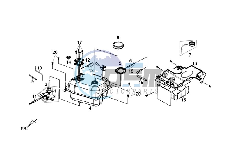 FUEL TANK - FUEL CUT