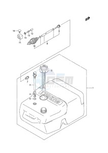 DF 40A drawing Fuel Tank