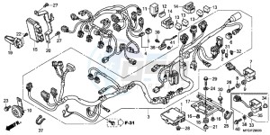 CB600FAB drawing WIRE HARNESS