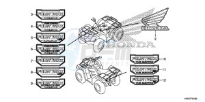 TRX420FM2G TRX420 ED drawing MARK