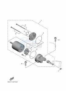 YXF850E YX85FPAP (BARP) drawing STARTING MOTOR