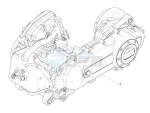 TYPHOON 50 2T EURO 4 (EMEA-APAC) drawing Engine, assembly