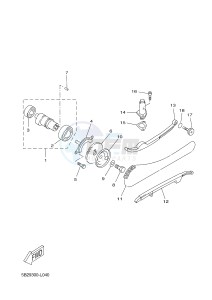 VP250 (5B2B 5B2B 5B2B 5B2B) drawing CAMSHAFT & CHAIN