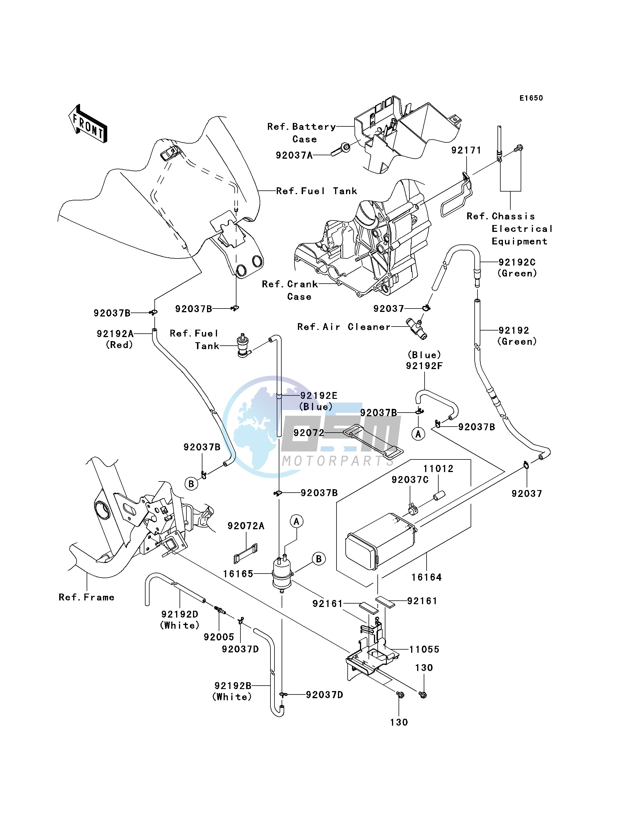 FUEL EVAPORATIVE SYSTEM-- E9F- --- CA- -