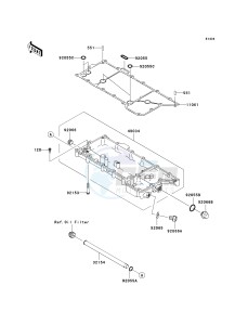 VN 2000 H [VULCAN 2000 CLASSIC] (8F-9F) 0H9F drawing OIL PAN