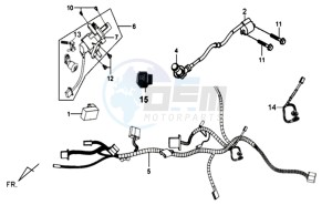 MIO 100 drawing CDI - WIRING HARNASS / IGNITION LOCK