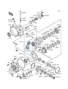 KLF 300 C [BAYOU 300 4X4] (C1-C4) [BAYOU 300 4X4] drawing DRIVE SHAFT -- DIFFERENTIAL- -