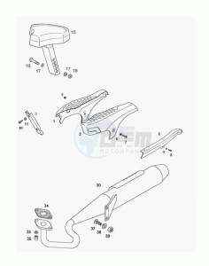 STANDARD_P_P-EX_FR_L1 50 L1 drawing Exaust-seat-covers