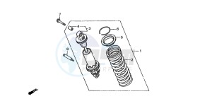 ST1100A drawing REAR CUSHION