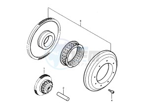 V RAPTOR 650 drawing STARTER CLUTCH