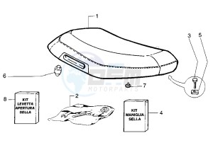 Zip 50 RST drawing Saddle