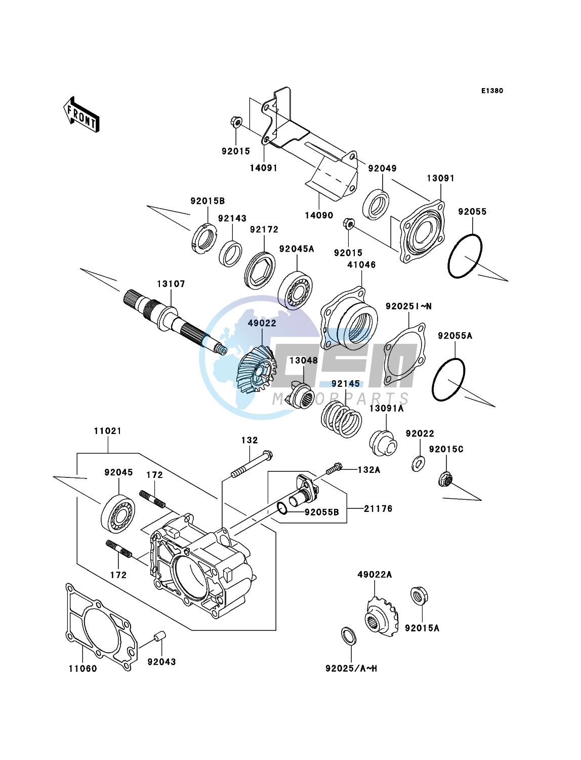 Bevel Gear Case