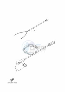 PS-B-X0P1 EUR OEM POWER UNIT drawing STEERING HANDLE & CABLE