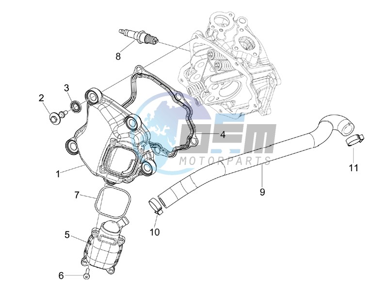 Cylinder head cover