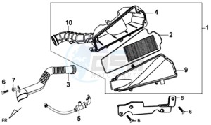 ORBIT II 50 drawing AIRFILTER