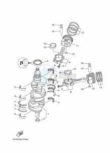 FL200BETX drawing CRANKSHAFT--PISTON