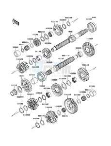 Z1000 ZR1000DCF FR GB XX (EU ME A(FRICA) drawing Transmission