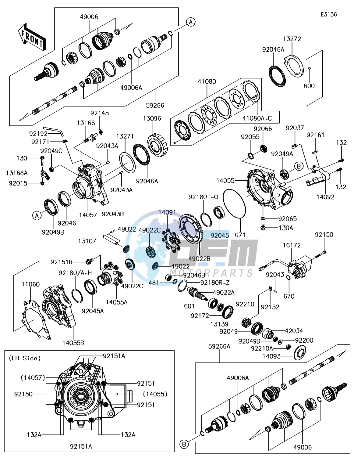 Drive Shaft-Front