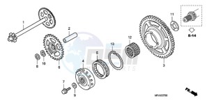 CBF1000S9 Ireland - (EK) drawing STARTING CLUTCH