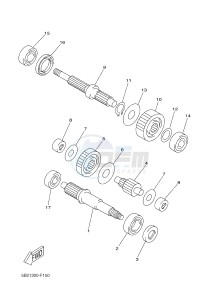 YP125RA (ABS) X-MAX 250 ABS (2DLB 2DLB 2DLB 2DLB) drawing TRANSMISSION