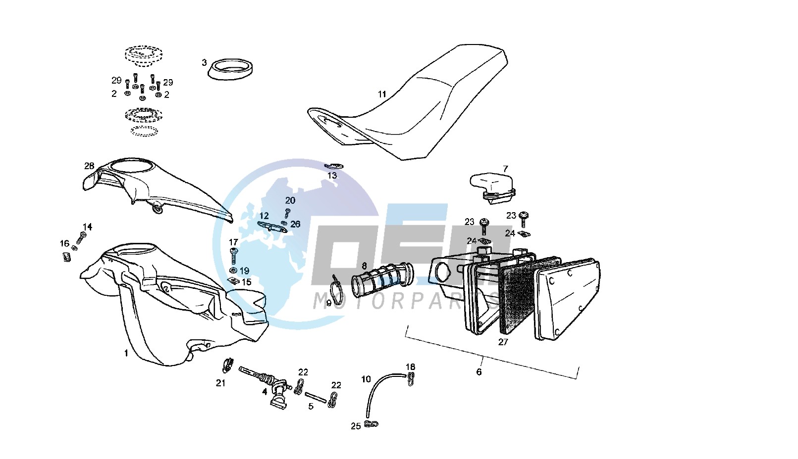 FUEL TANK - SEAT