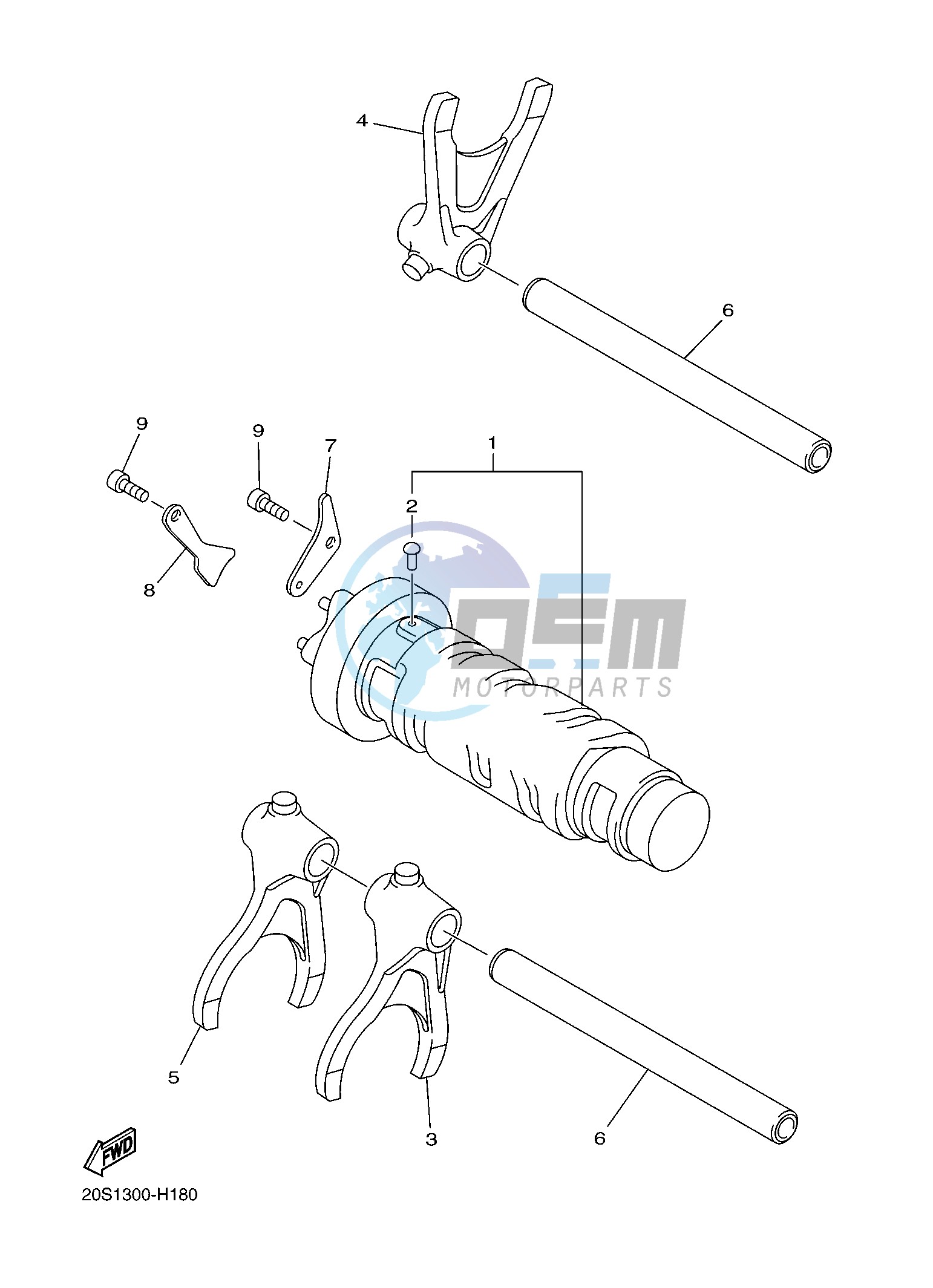 SHIFT CAM & FORK