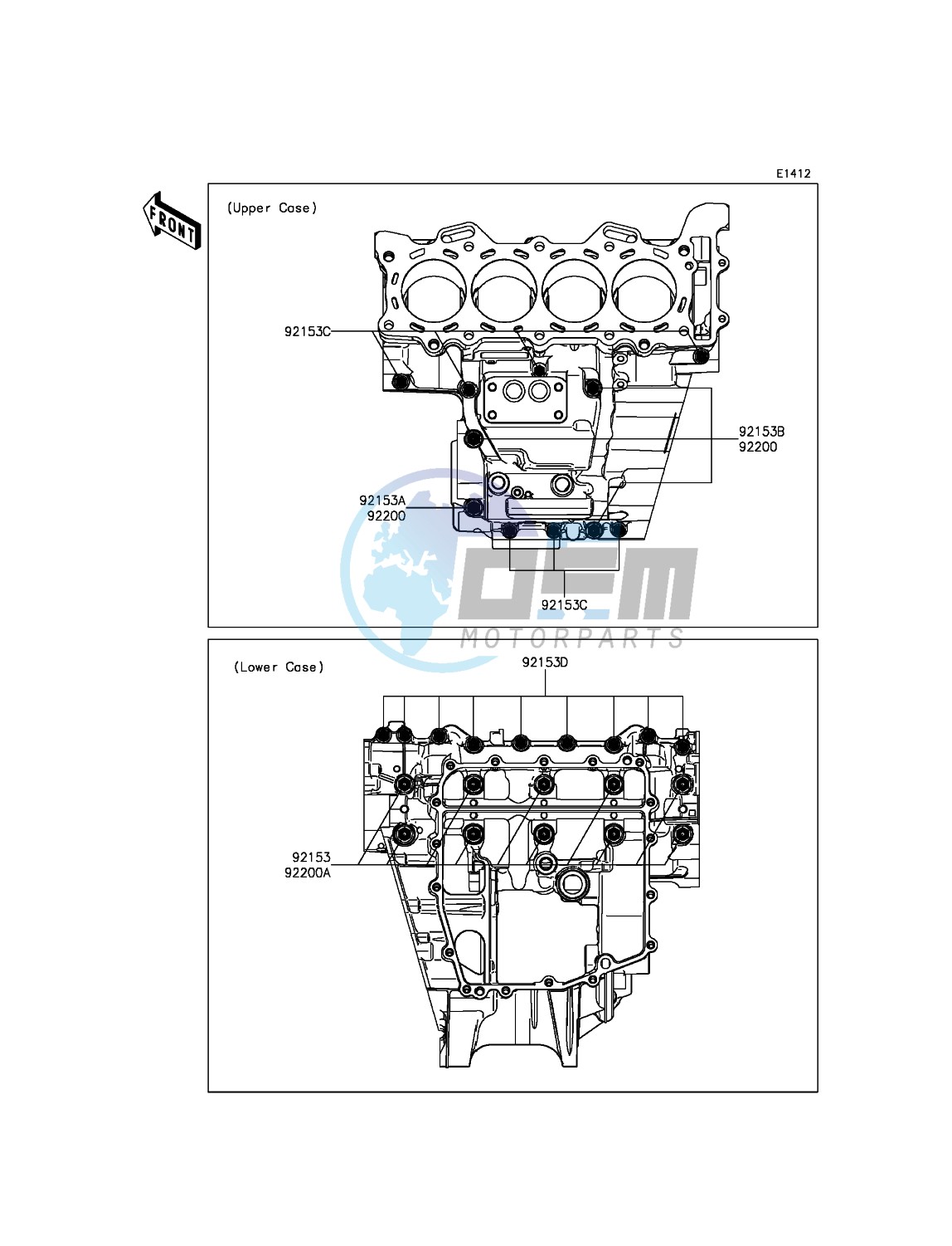 Crankcase Bolt Pattern