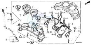 CBR125RW9 Germany - (G / WH) drawing METER (CBR125RW7/RW9/RWA)