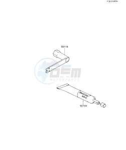 KX 500 B [KX500] (B1) [KX500] drawing OWNER TOOLS