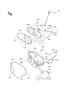 VN 2000 F [VULCAN 2000 CLASSIC LT] (6F-7F) F7F drawing RIGHT ENGINE COVER-- S- -