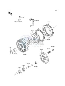 KL 650 B [TENGAI] (B2-B3) [TENGAI] drawing CLUTCH