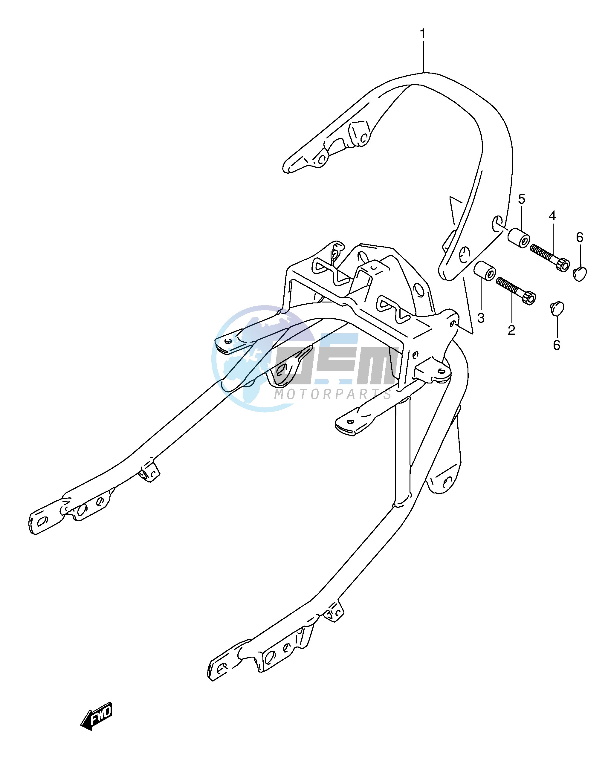 PILLION RIDER HANDLE