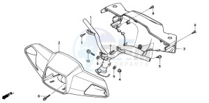 SK50M drawing STEERING HANDLE/ HANDLE COVER