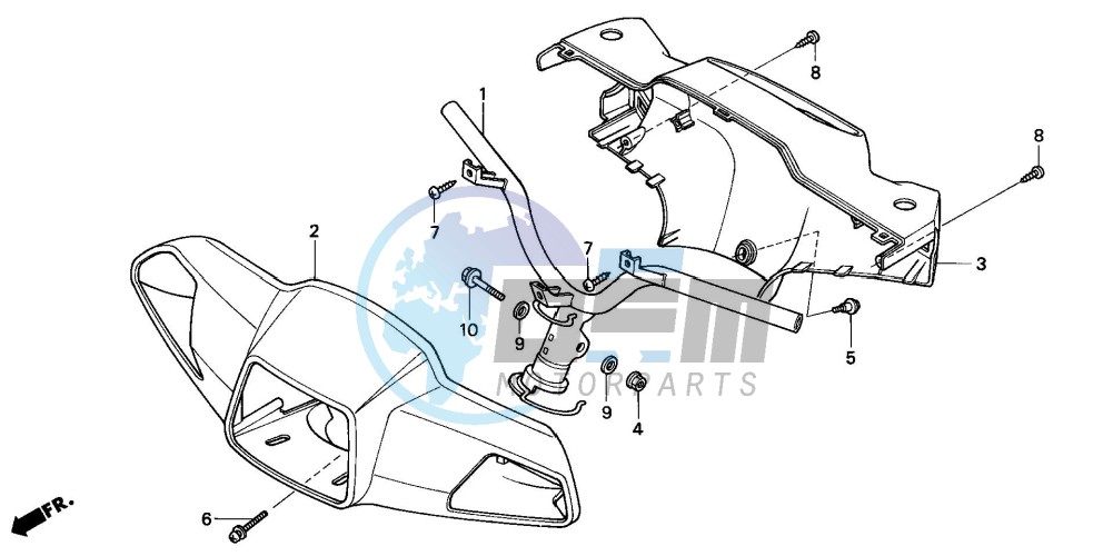 STEERING HANDLE/ HANDLE COVER