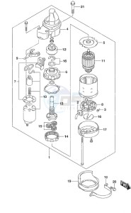 DF 40A drawing Starting Motor