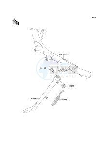 VN 1500 P [VULCAN 1500 MEAN STREAK] (P1-P2) [VULCAN 1500 MEAN STREAK] drawing STAND-- S- -