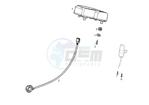 GPR NUDE - 50 cc drawing DASHBOARD UNIT