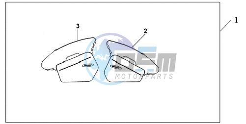 PANNIER INNER BAG SET