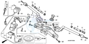 VFR8009 Europe Direct - (ED / MME TWO) drawing HANDLE PIPE/TOP BRIDGE