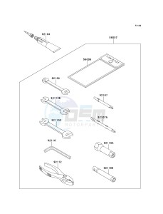 JH 750 C [750 ZXI] (C1-C3) [750 ZXI] drawing OWNERS TOOLS