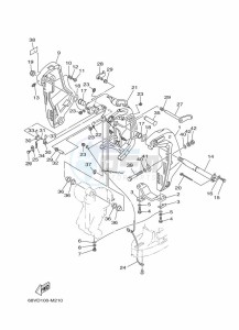 FL115AET1X drawing FRONT-FAIRING-BRACKET