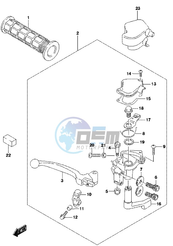 RH HANDLE LEVER