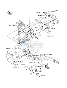 VN1700_CLASSIC_TOURER_ABS VN1700DCF GB XX (EU ME A(FRICA) drawing Side Covers/Chain Cover