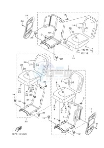 YXM700ES YXM70VPSF VIKING (1XPX) drawing SEAT